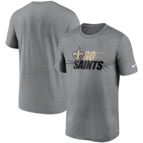 Nike Other - New Nike New Orleans Saints Mens Football Short Sleeve Shirt Size Medium Gray